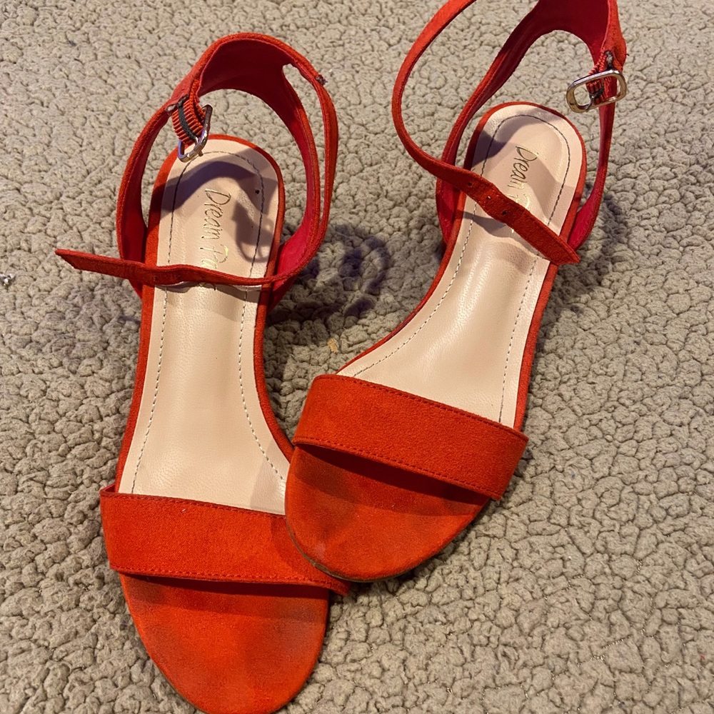 Red 1 Inch Heels